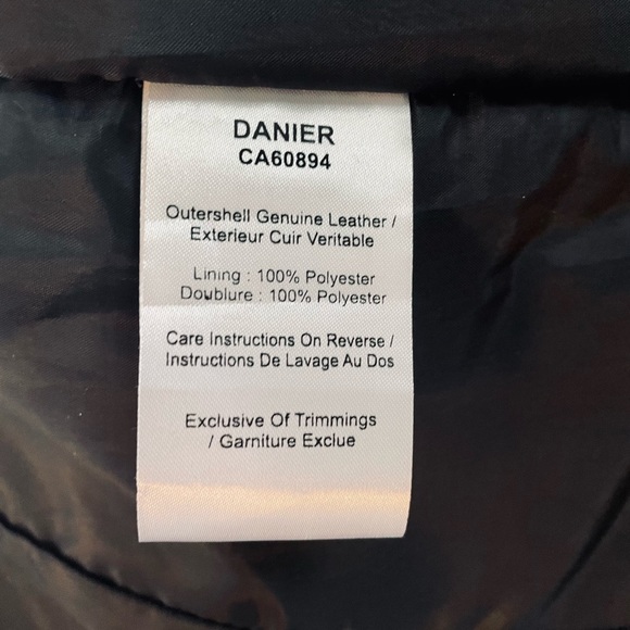Brand NEW Genuine Leather Coat - Danier - Picture 12 of 16
